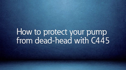 How to protect your pump from dead-head with C445